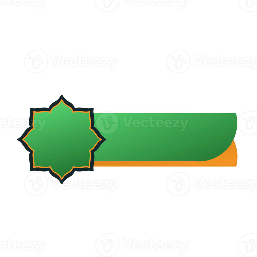 vector van Islamitisch sjabloon lint perfect voor project png