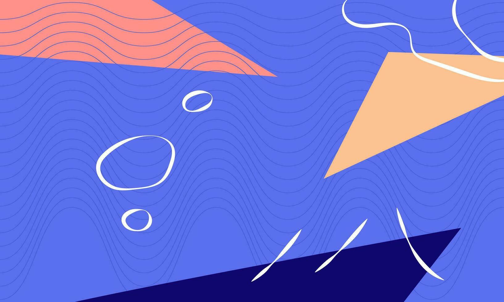 Polygon Abstract background. Colorful flat Illustration with liquid shape composition. Suitable for wallpaper, poster, cover, and content social media vector