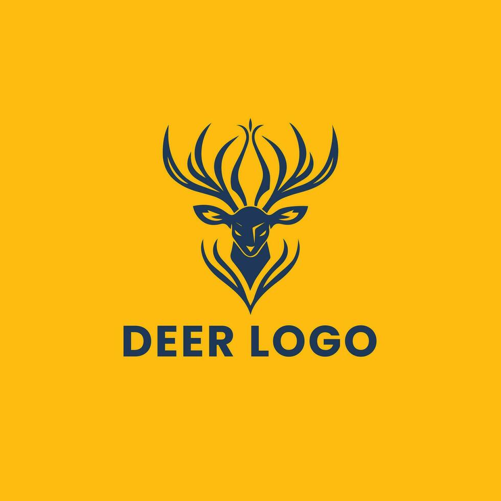 Deer Gradient Colorful illustration logo vector