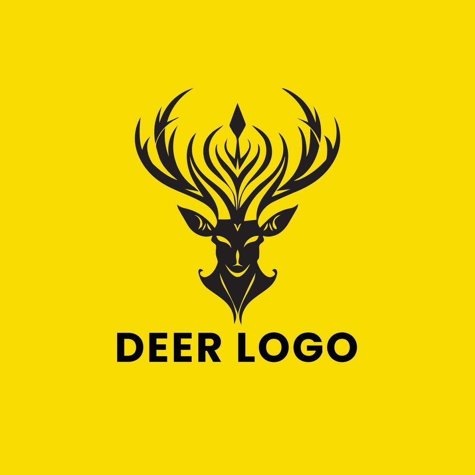 Deer Gradient Colorful illustration logo vector