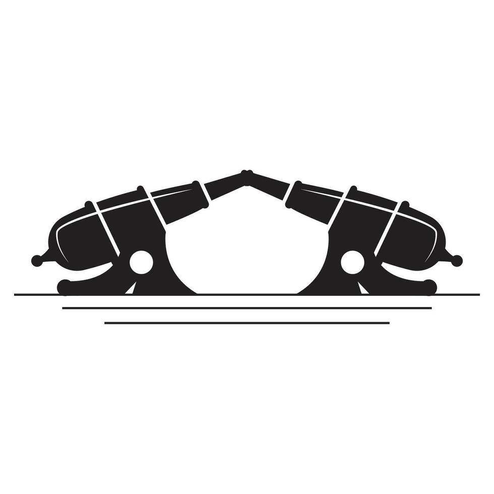Canon Logo, Vector War Weapon Army Artillery, Icon Design