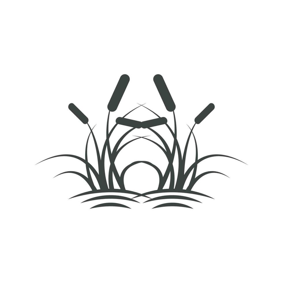 espadaña logo diseño vector sencillo ilustración símbolo modelo