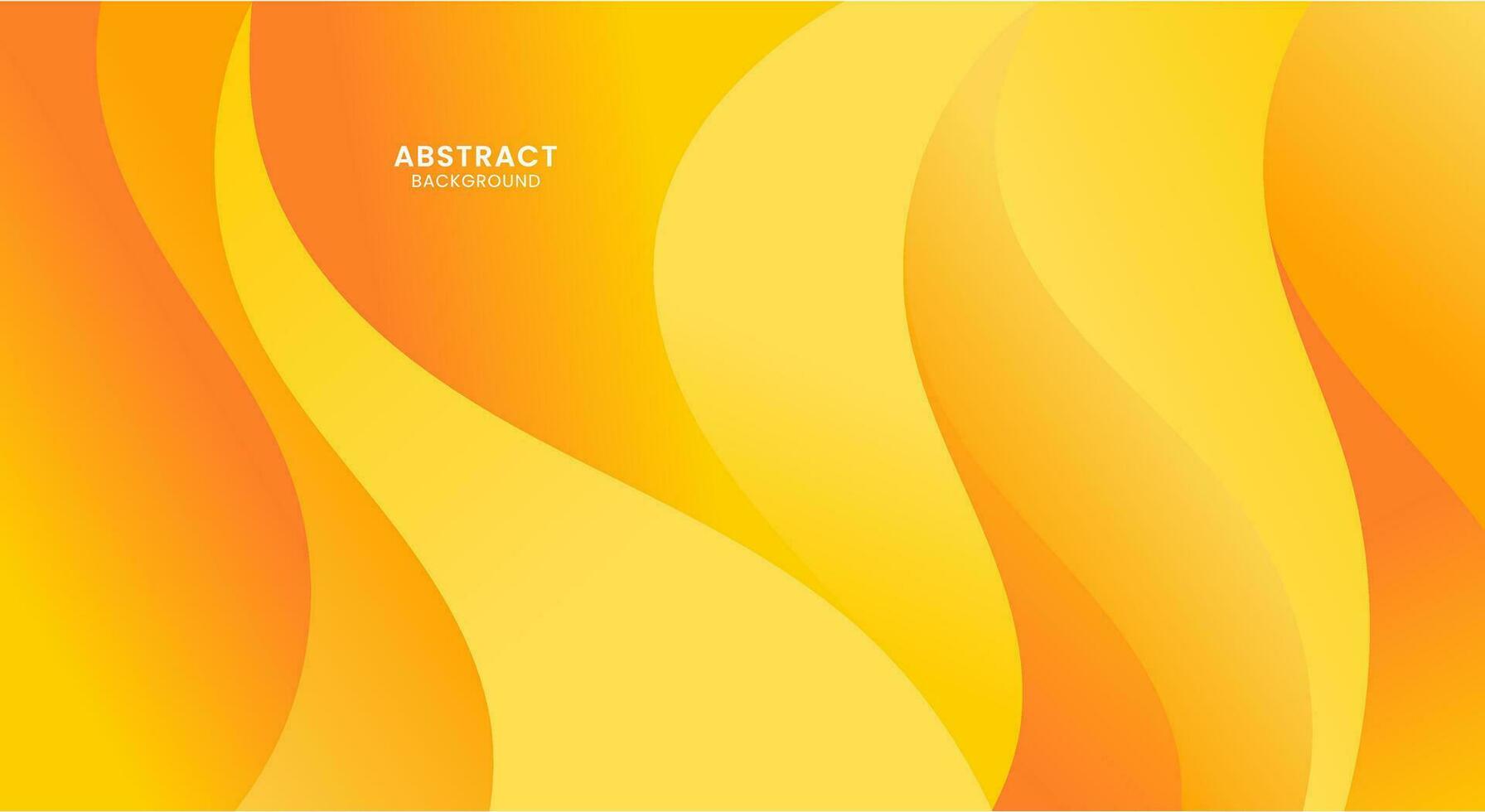 Abstract yellow background vector