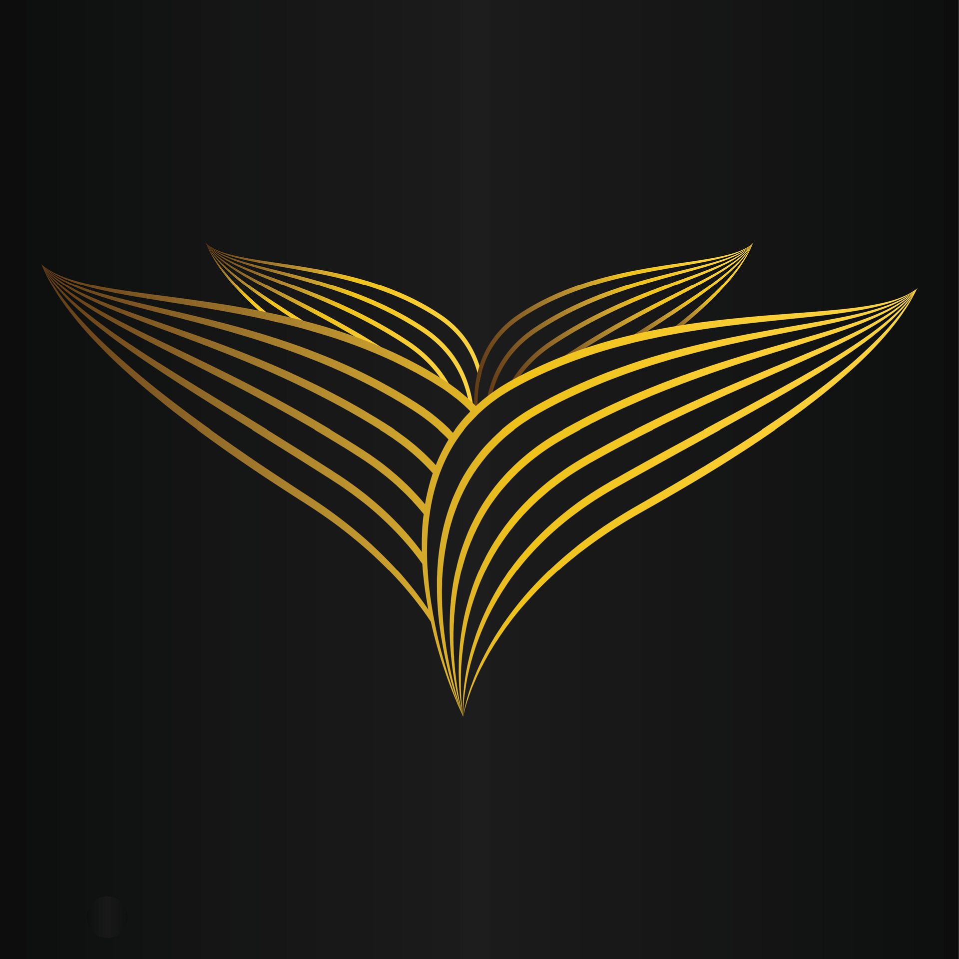 golden flower petal, luxury gold floral decoration 31698758 Vector Art