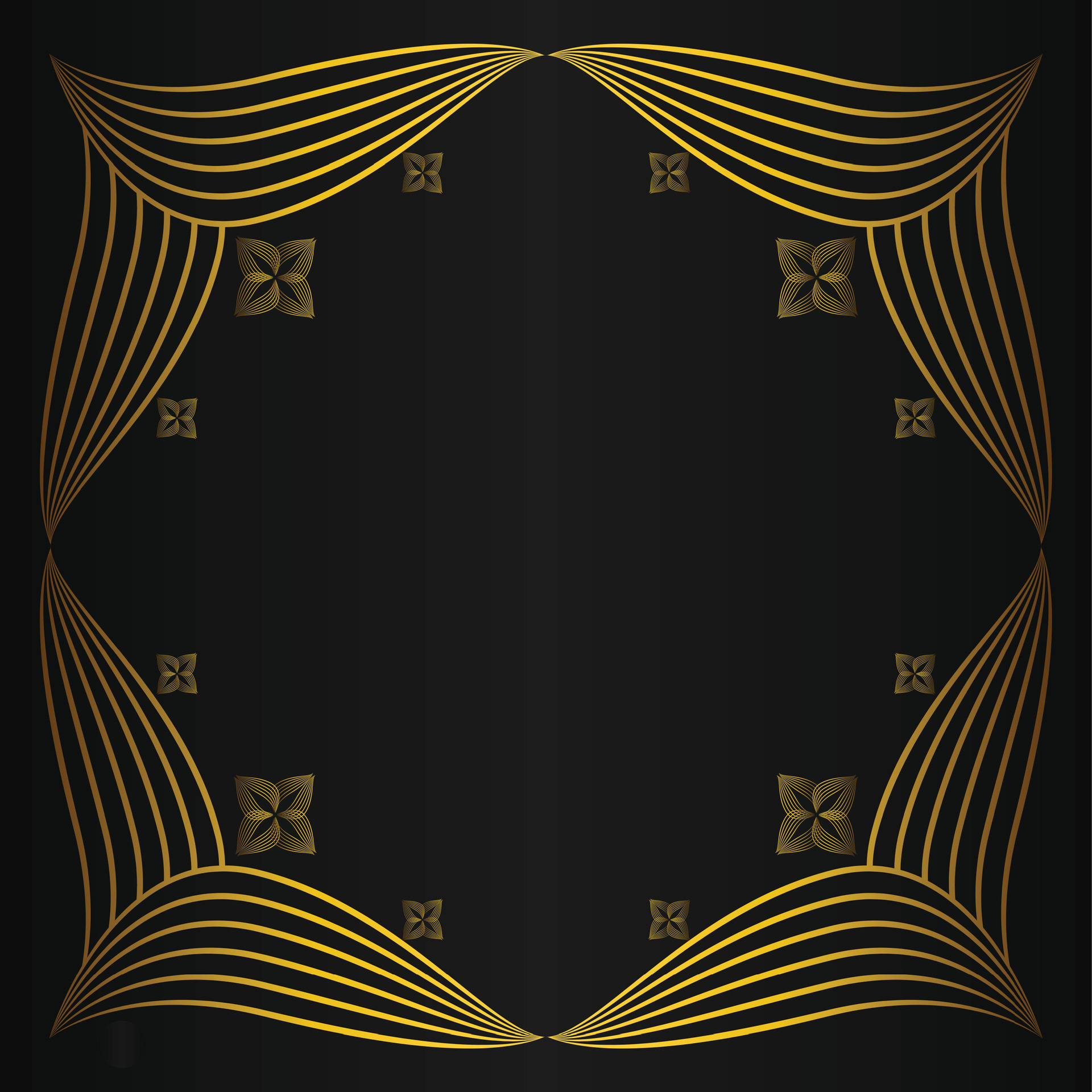golden flower petal, luxury gold floral decoration 31698774 Vector Art