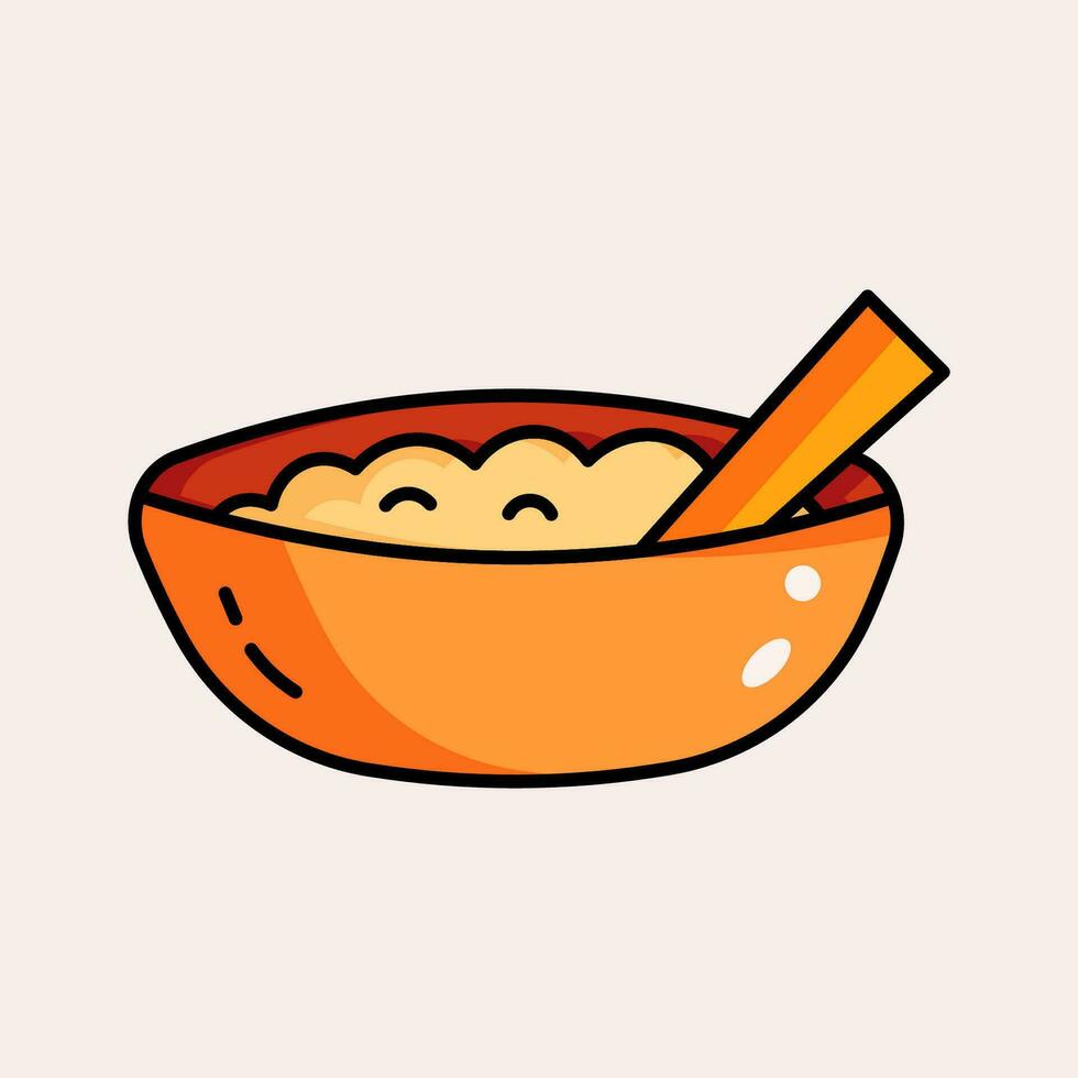 meal icon flat illustration style vector