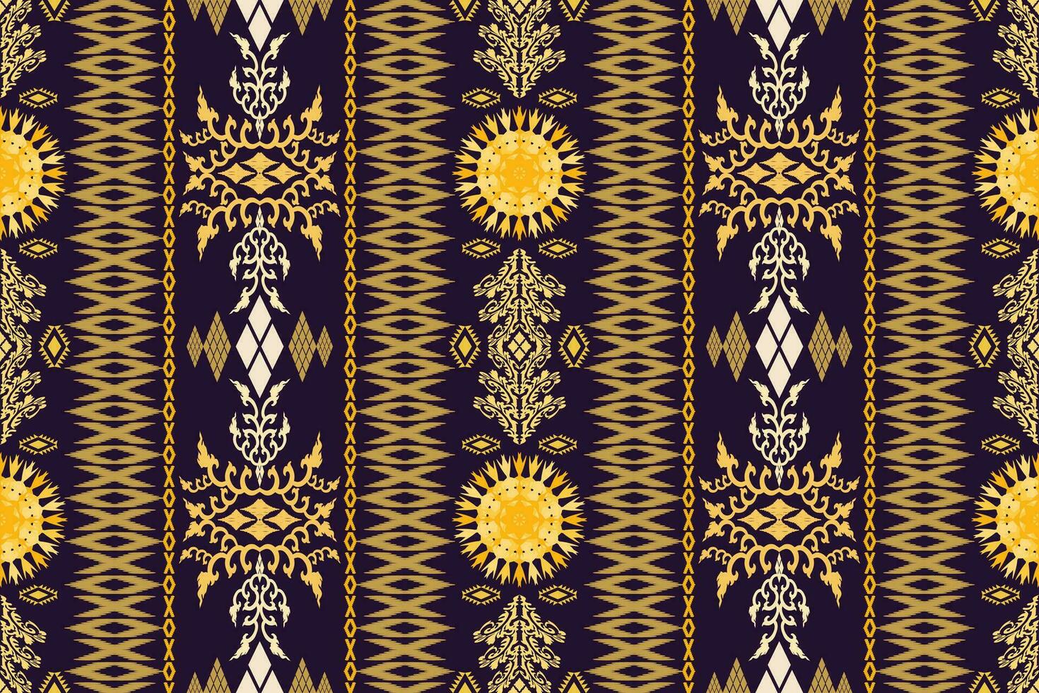 Geometric ethnic oriental traditional art pattern.Figure tribal embroidery style.Design for background,wallpaper,clothing,wrapping,fabric,element,,vector illustration. vector