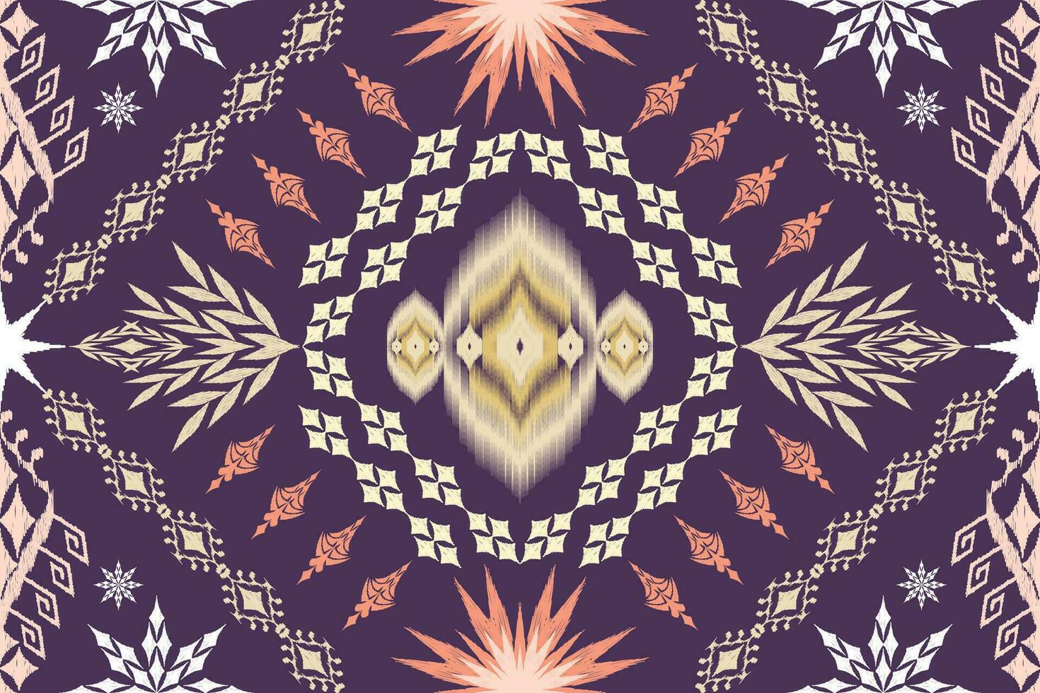 Geometric ethnic oriental traditional art pattern.Figure tribal embroidery style.Design for background,wallpaper,clothing,wrapping,fabric,element,,vector illustration. vector