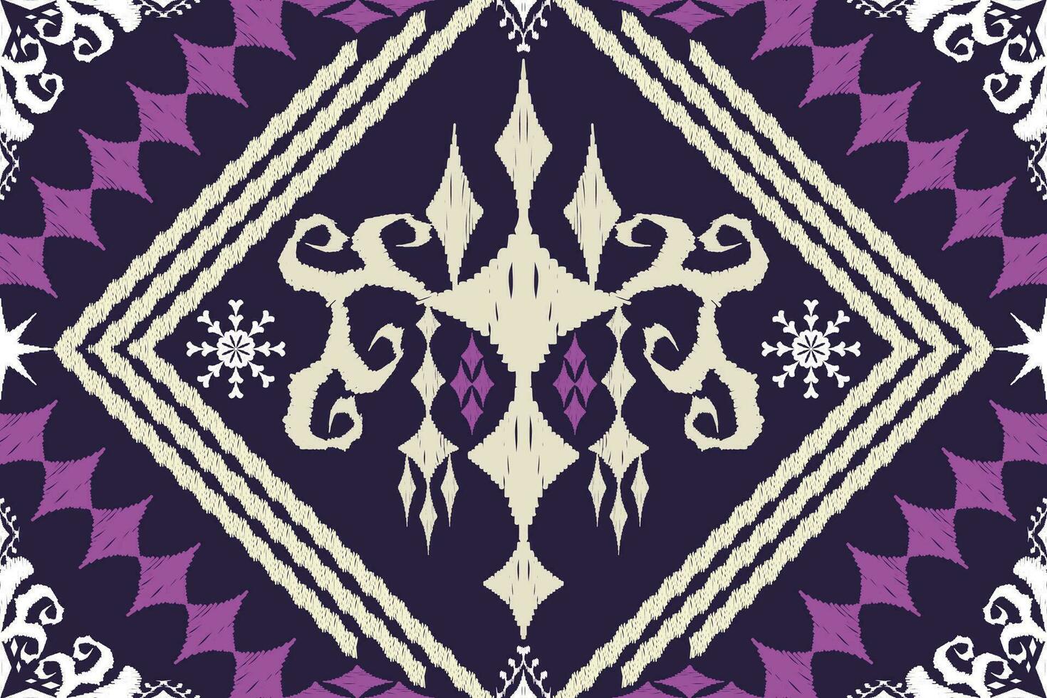 Geometric ethnic oriental traditional art pattern.Figure tribal embroidery style.Design for background,wallpaper,clothing,wrapping,fabric,element,,vector illustration. vector