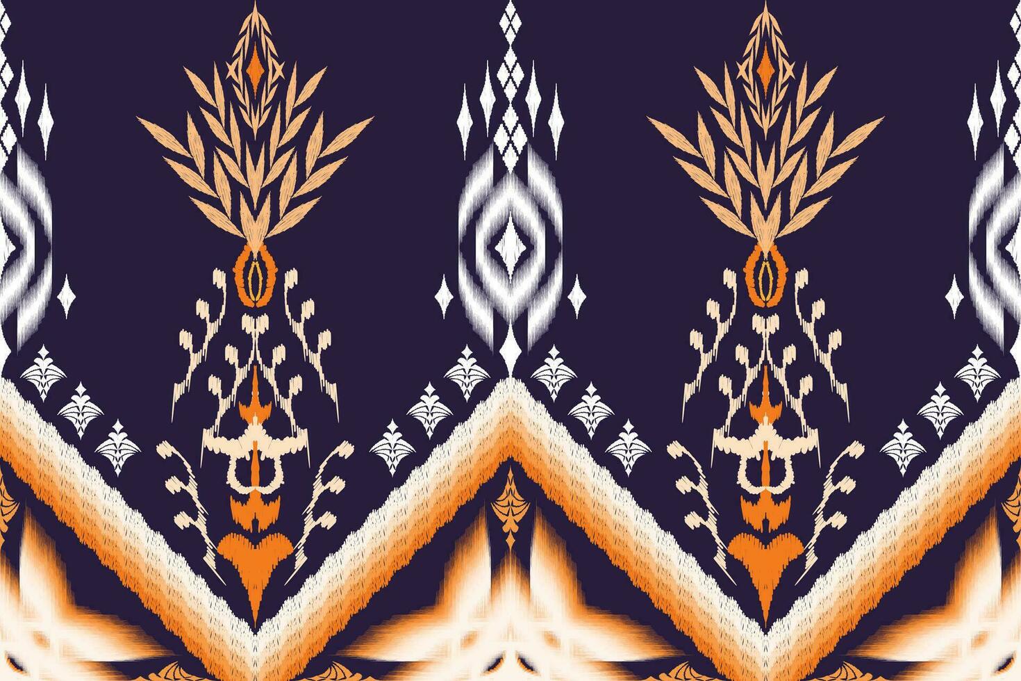 patrón de arte tradicional oriental étnico geométrico.figura estilo de bordado tribal.diseño para fondo, papel tapiz, ropa, envoltura, tela, elemento, ilustración vectorial. vector