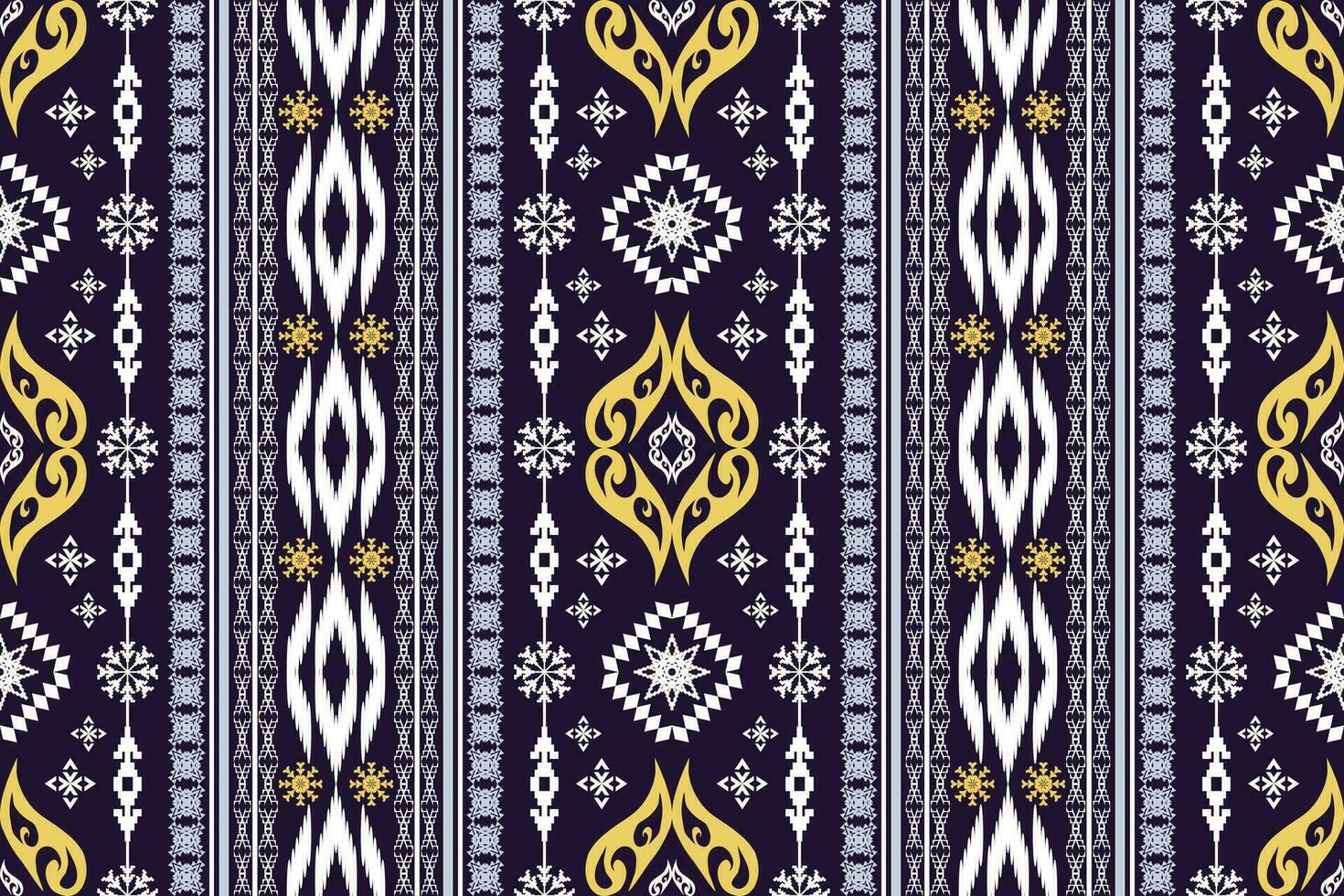 Geometric ethnic oriental traditional art pattern.Figure tribal embroidery style.Design for background,wallpaper,clothing,wrapping,fabric,element,,vector illustration. vector
