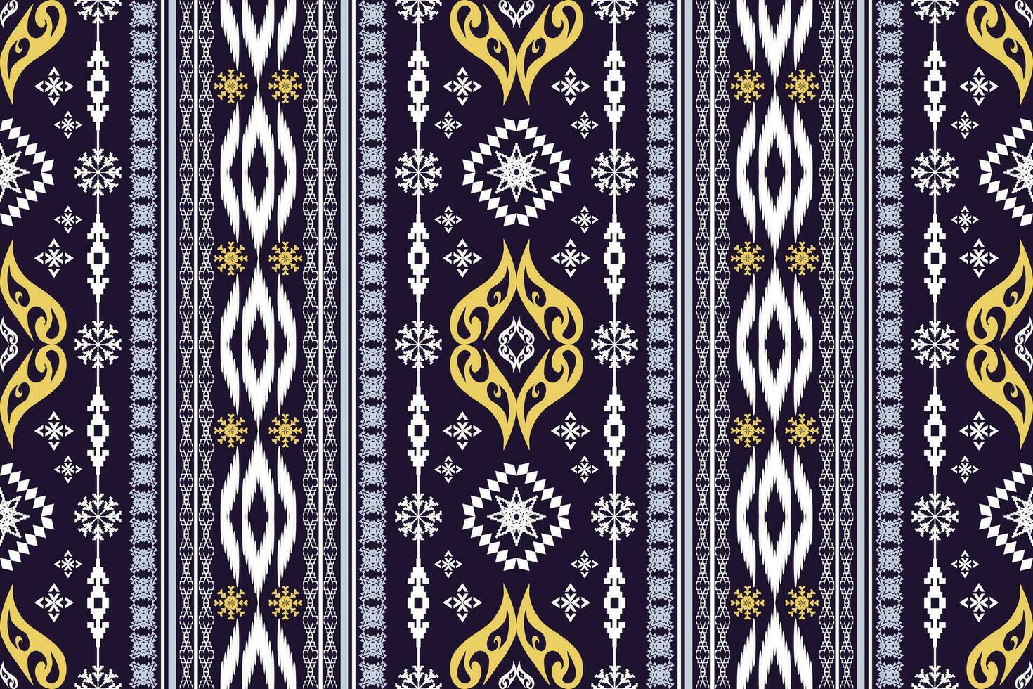 patrón de arte tradicional oriental étnico geométrico.figura estilo de bordado tribal.diseño para fondo, papel tapiz, ropa, envoltura, tela, elemento, ilustración vectorial. vector