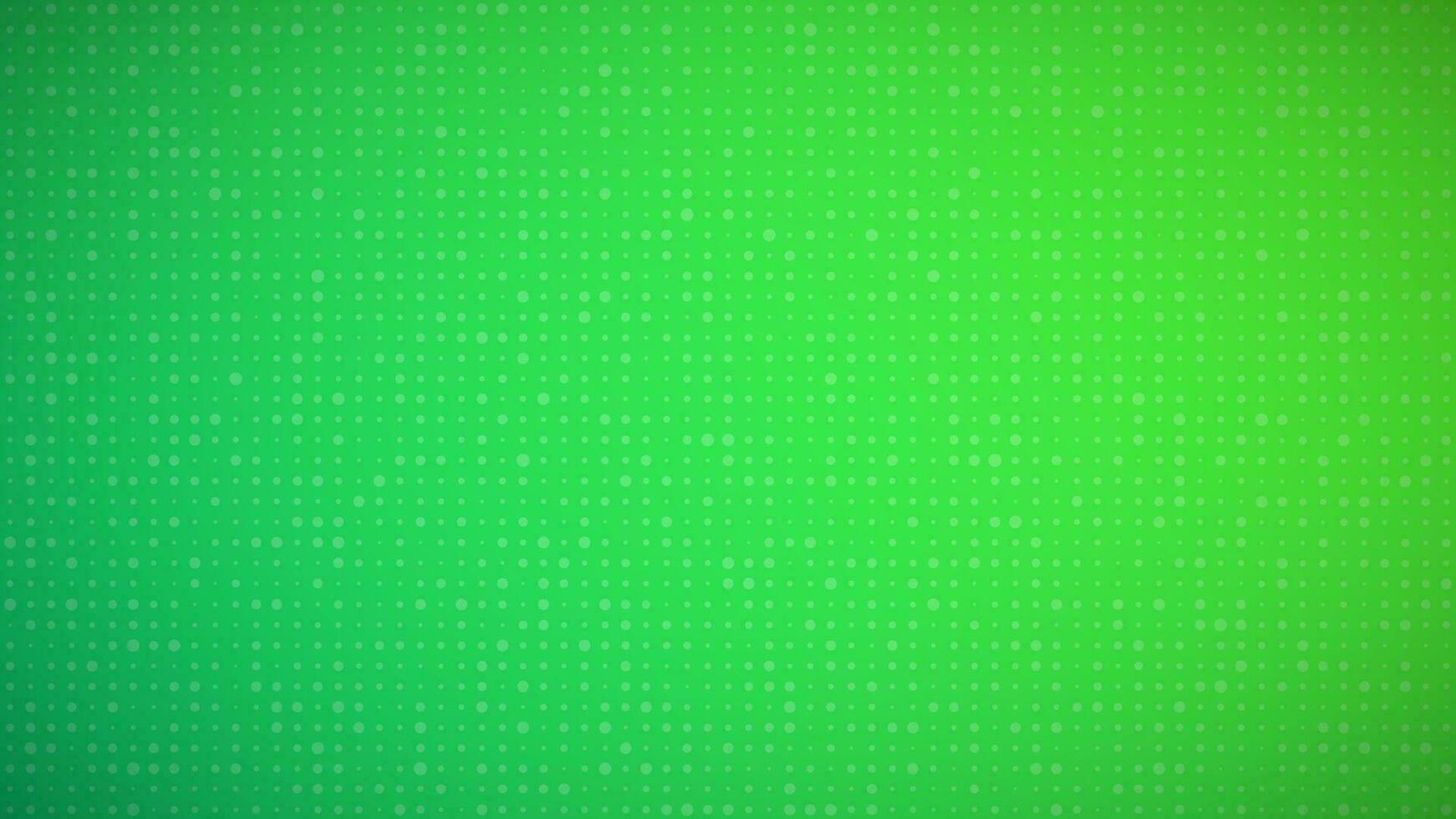 Abstract geometric background of circles. Green pixel background with empty space. Vector illustration.