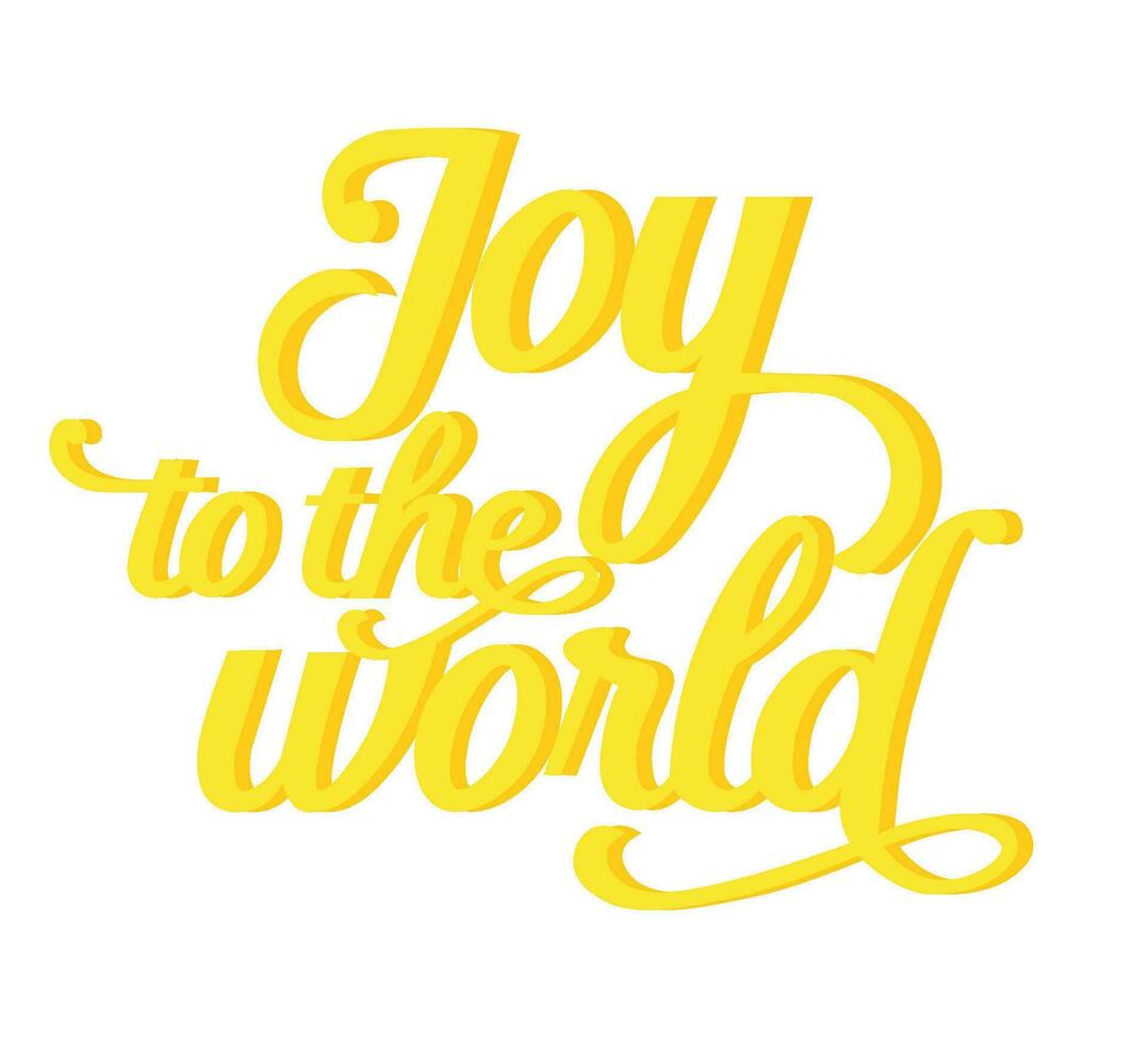 Joy To The World vector