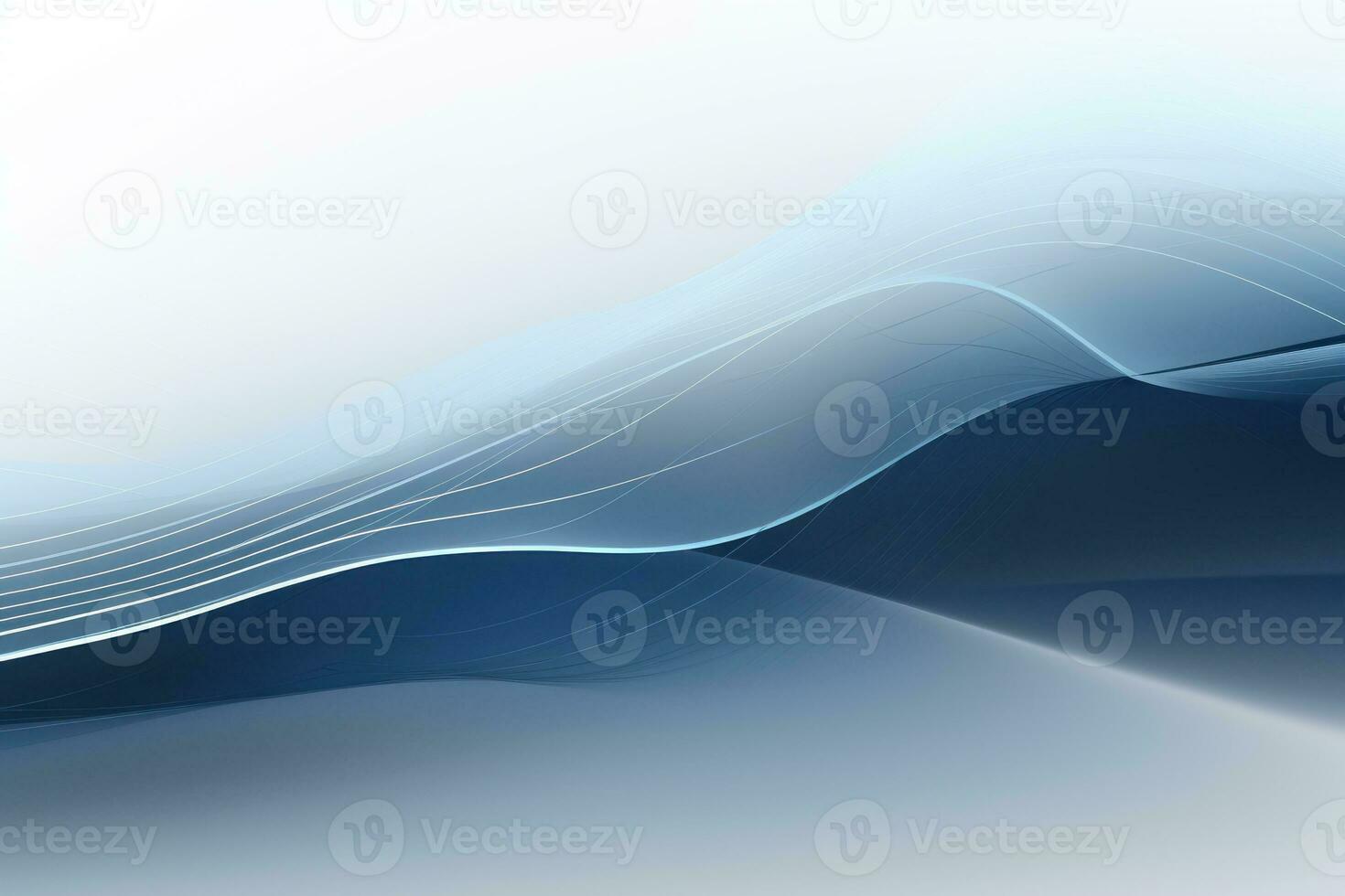 Futuristic point wave. Abstract background with a dynamic wave. Generative AI photo