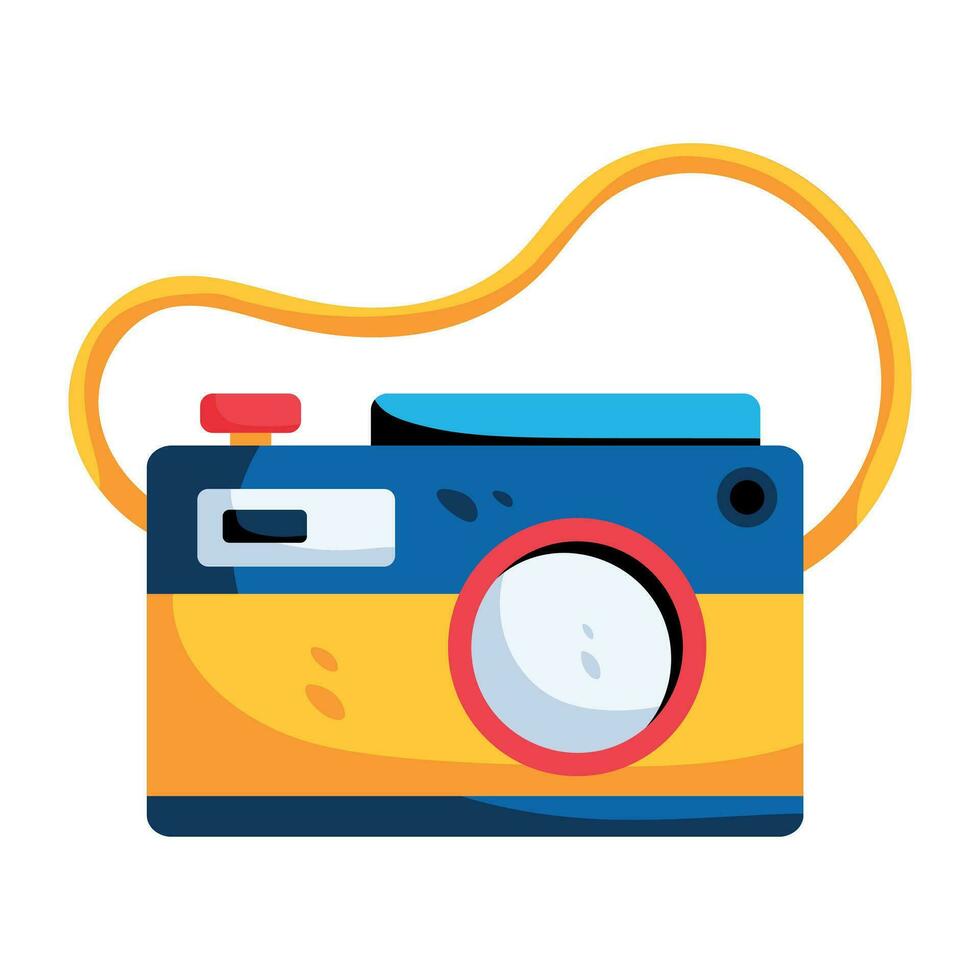 Trendy Digital Camera vector