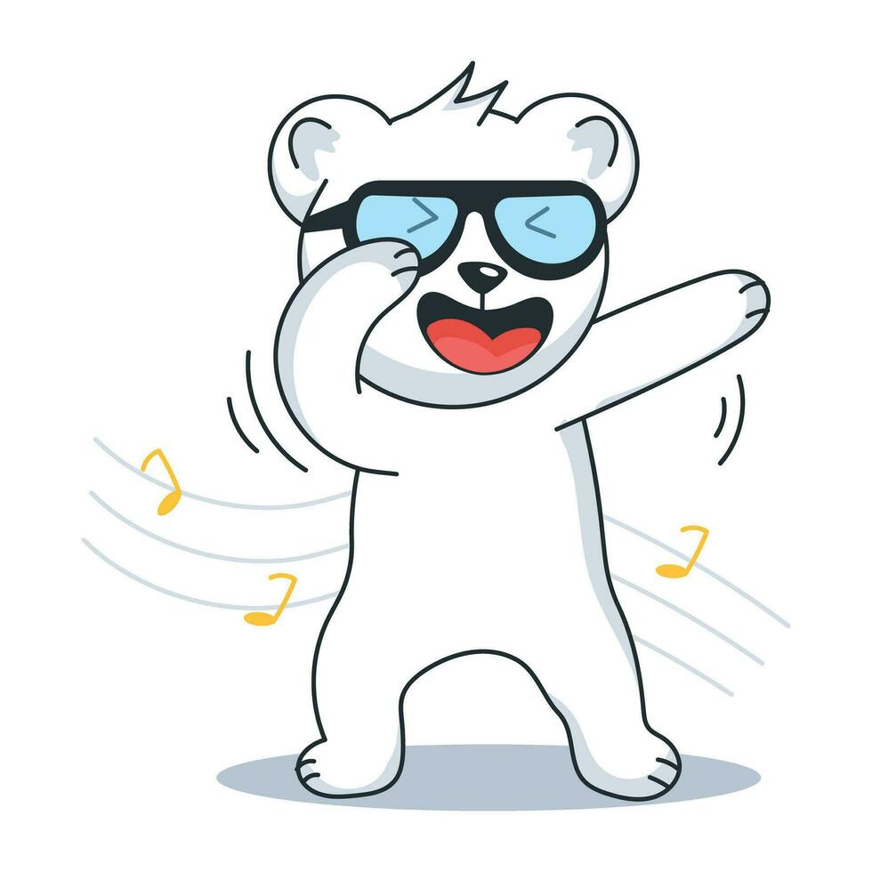 Trendy Dance Performance vector