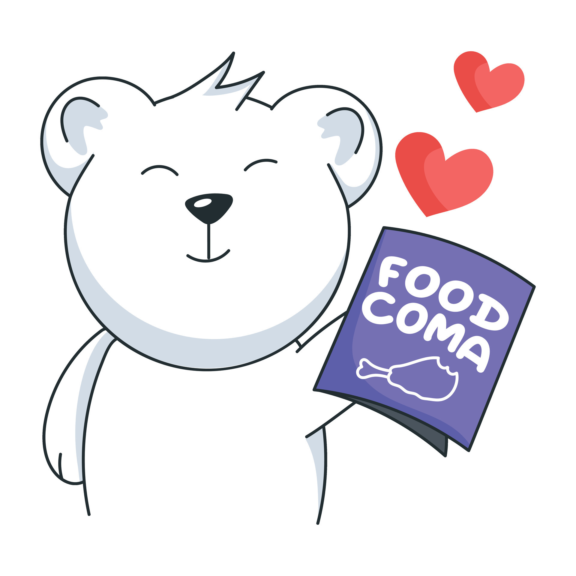 Trendy Food Coma 31700260 Vector Art at Vecteezy