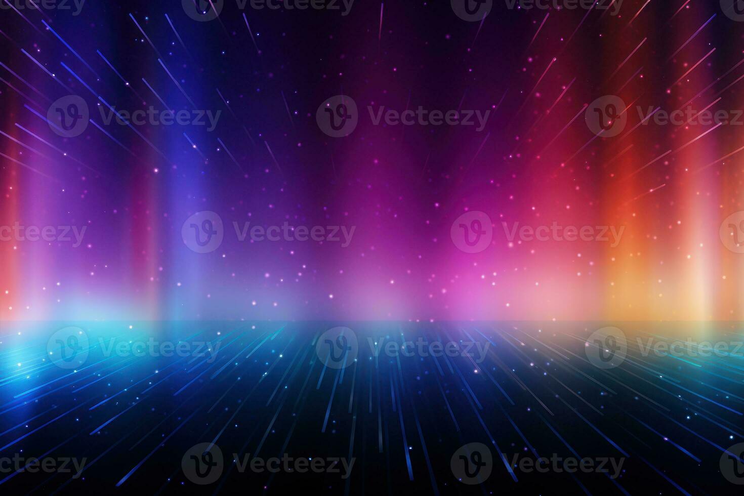 Futuristic point wave. Abstract background with a dynamic wave. Generative AI photo