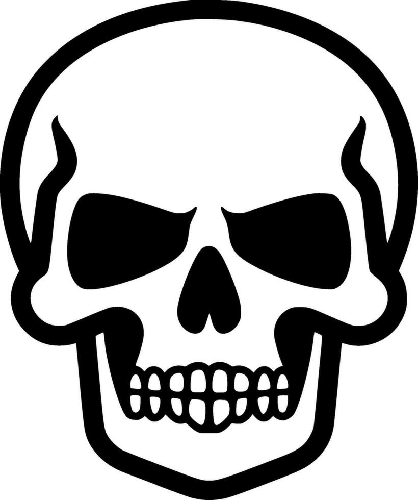 Skull - High Quality Vector Logo - Vector illustration ideal for T-shirt graphic
