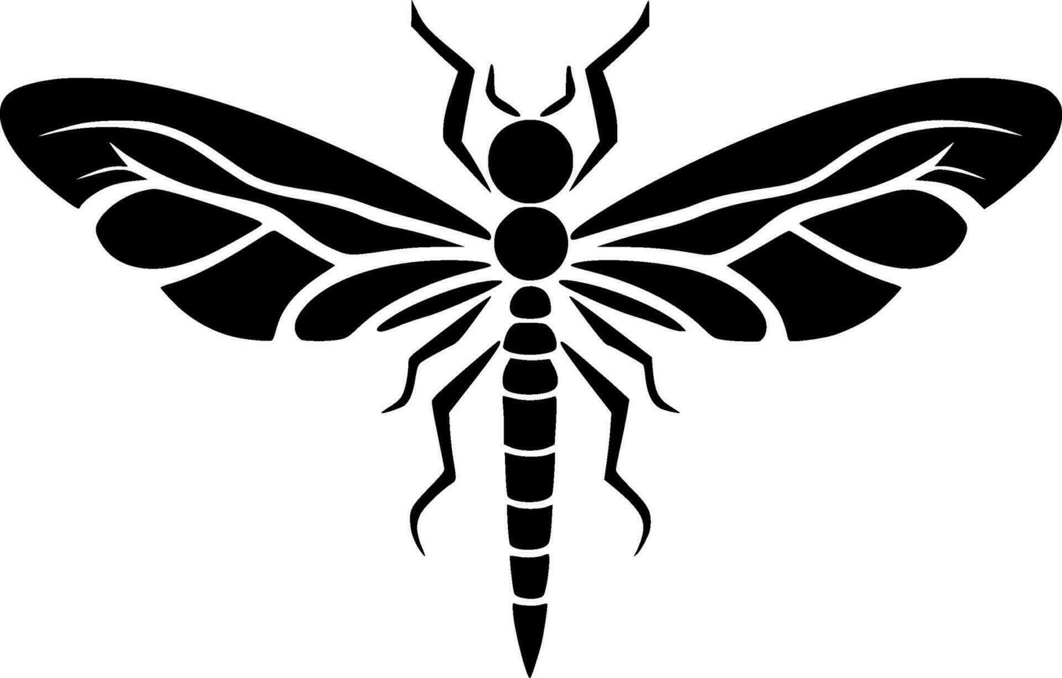 Dragonfly - High Quality Vector Logo - Vector illustration ideal for T-shirt graphic