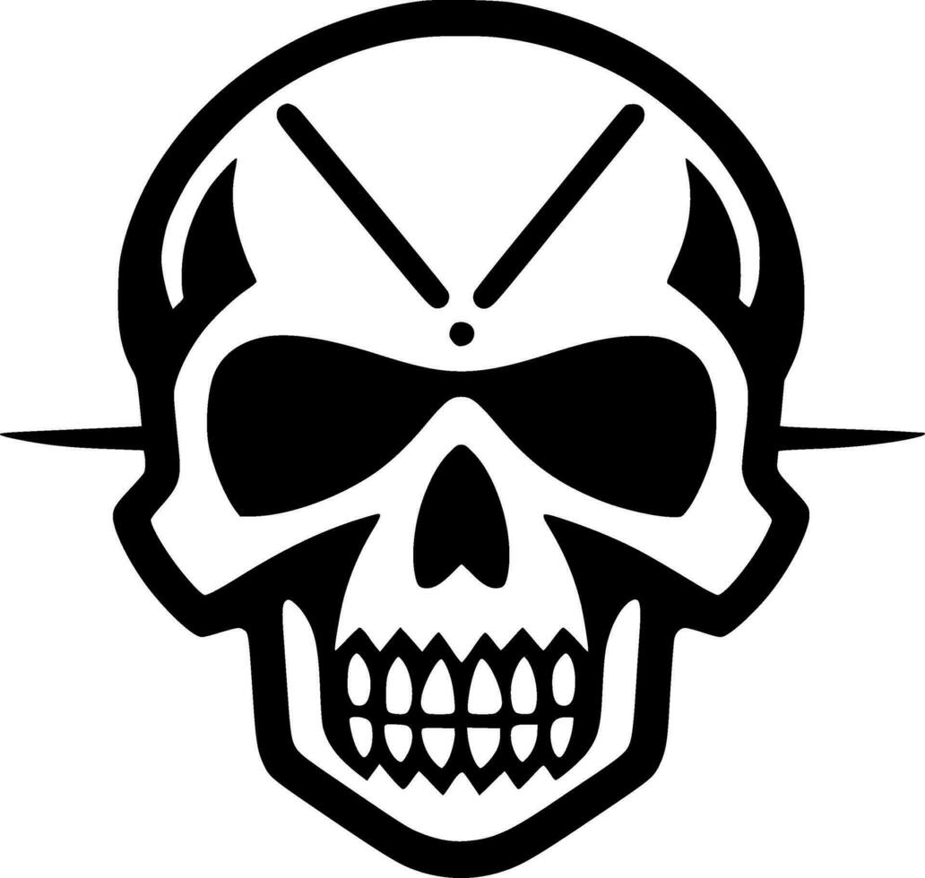 Skull - High Quality Vector Logo - Vector illustration ideal for T-shirt graphic