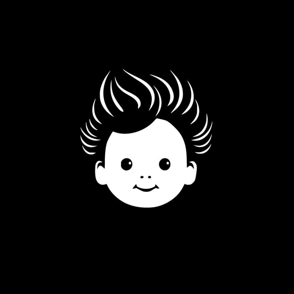 Baby, Minimalist and Simple Silhouette - Vector illustration