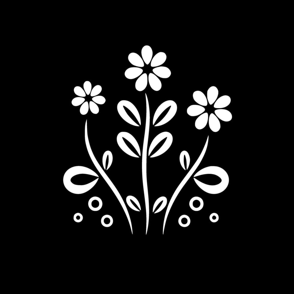 Flowers - High Quality Vector Logo - Vector illustration ideal for T-shirt graphic