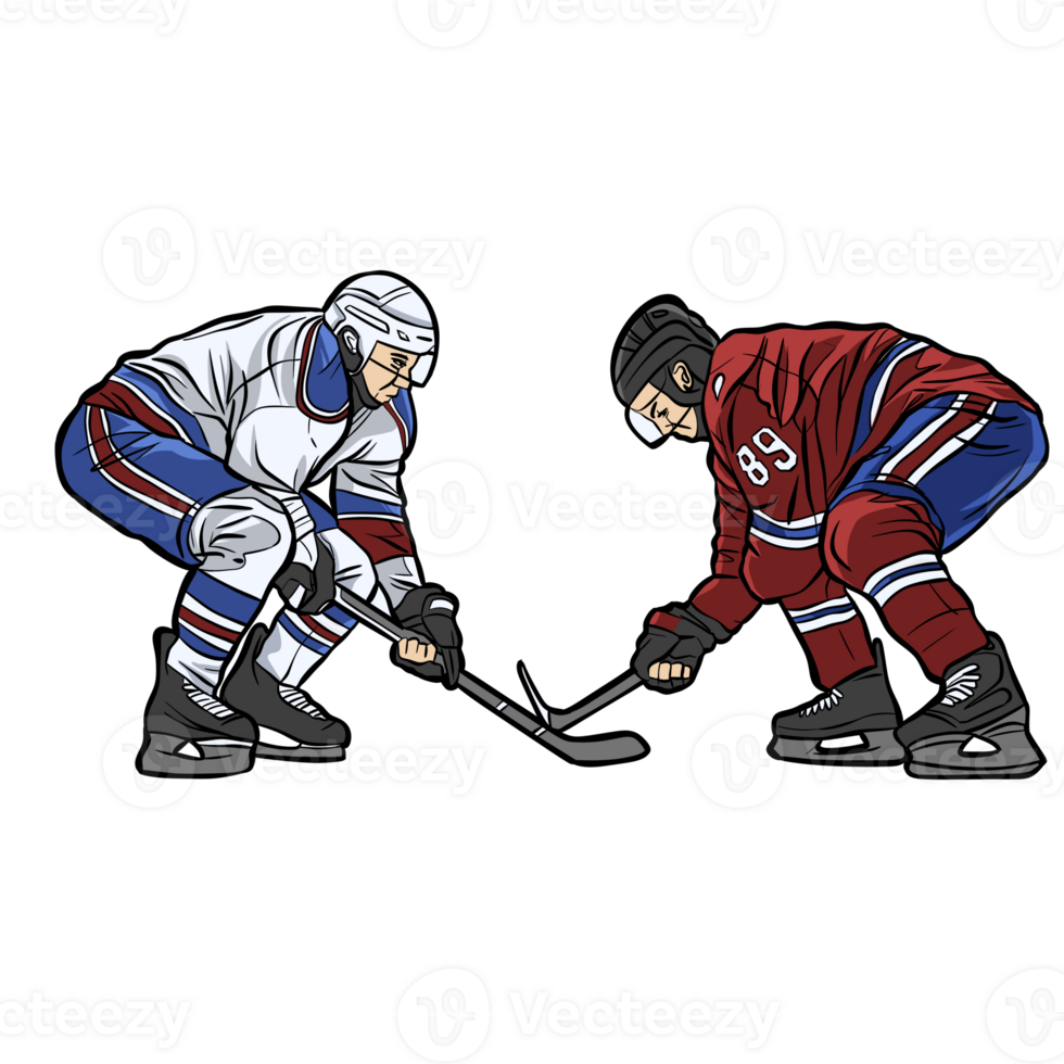 ghiaccio hockey giocatore azione clipart png