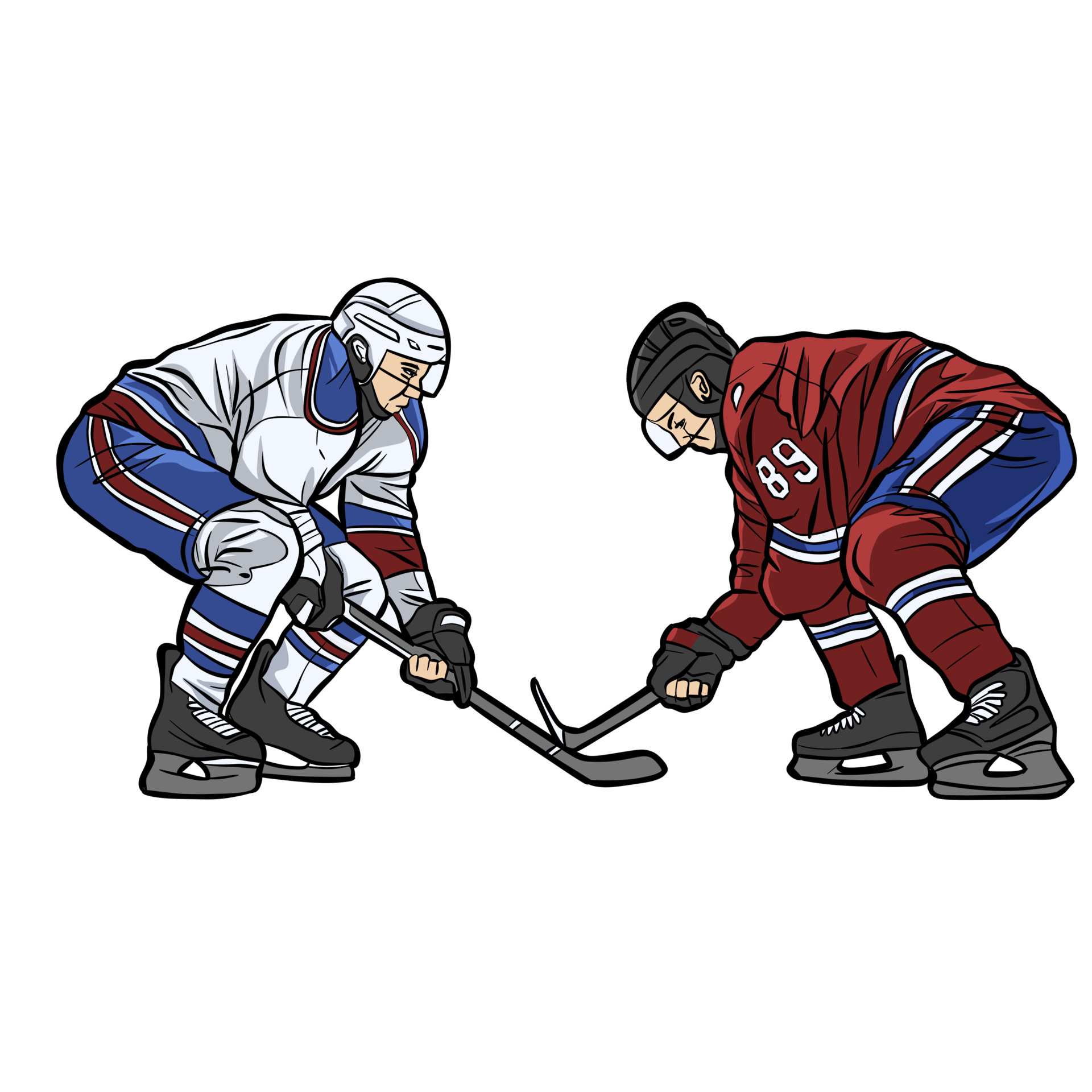 Ice hockey player action clipart 31701671 PNG