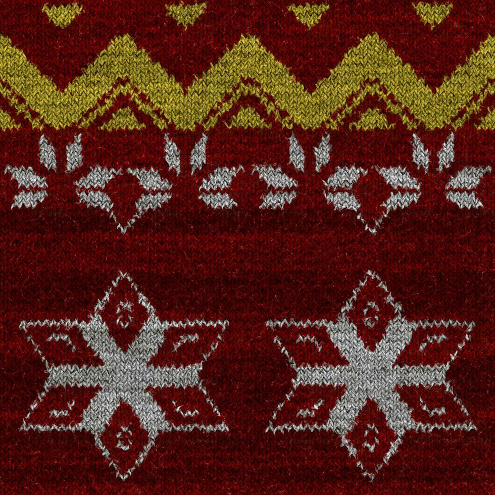 Christmas knitted background design photo