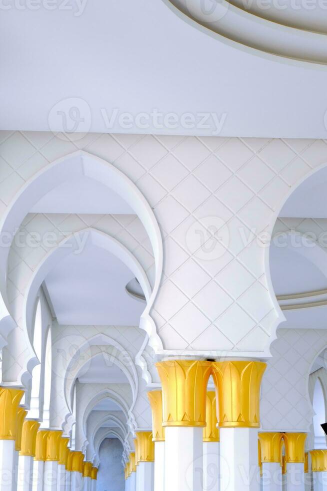 White Islamic Mosque Architecture photo