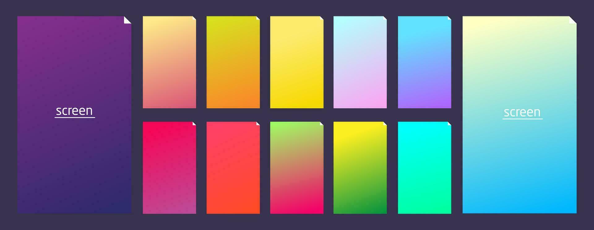 Soft pastel gradient smooth and vibrant color background vector