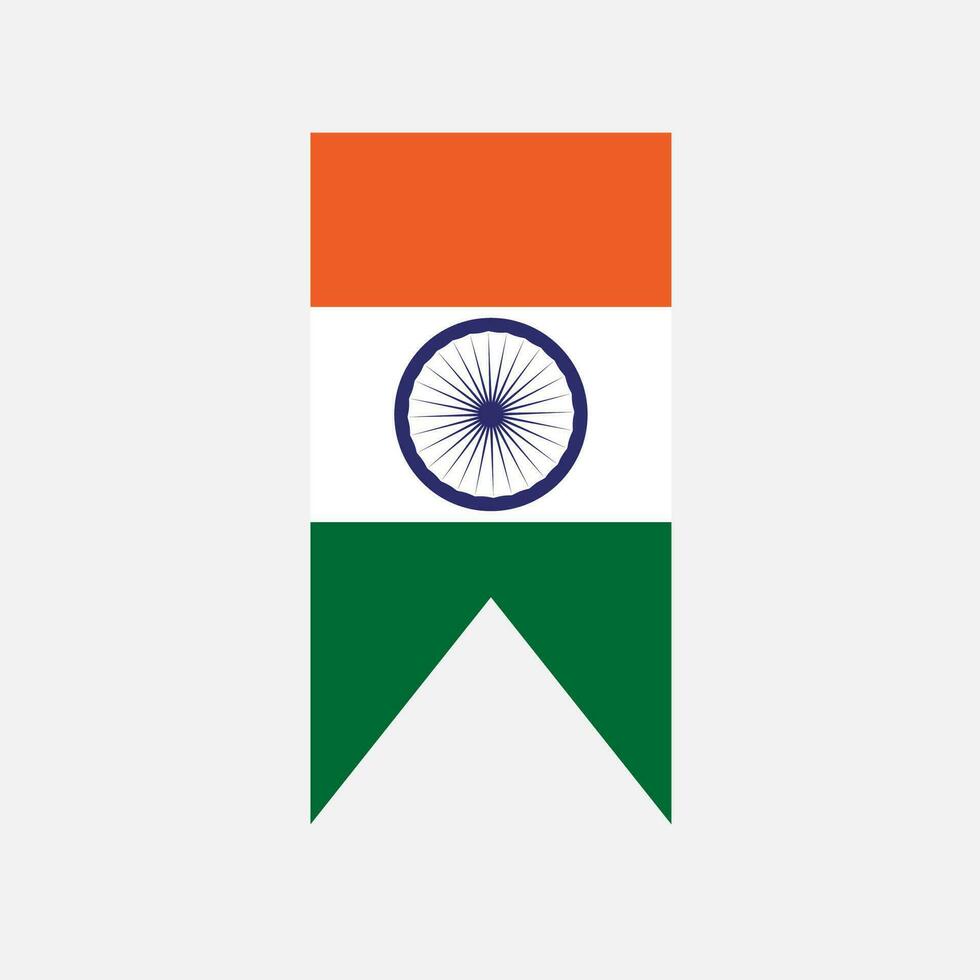 icono de la bandera india vector