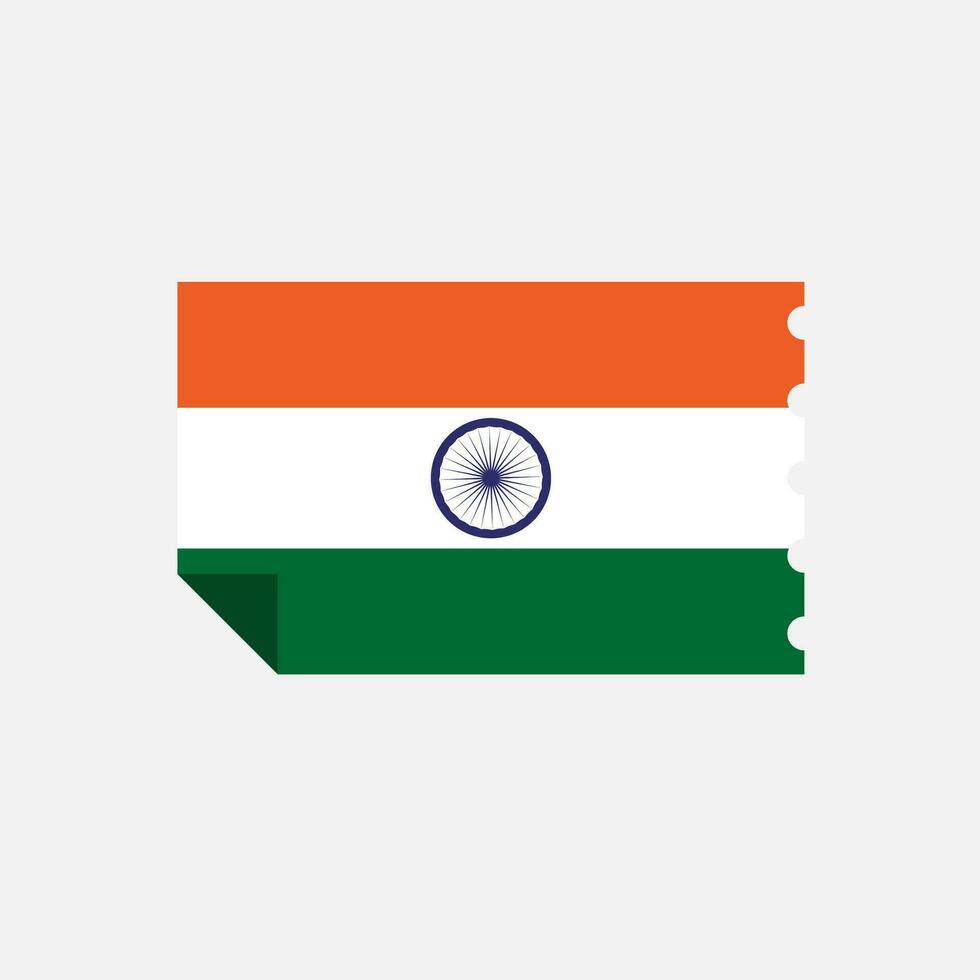 India flag icon vector