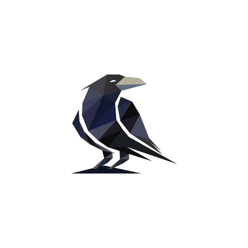 bird logo design with abstract purple color vector
