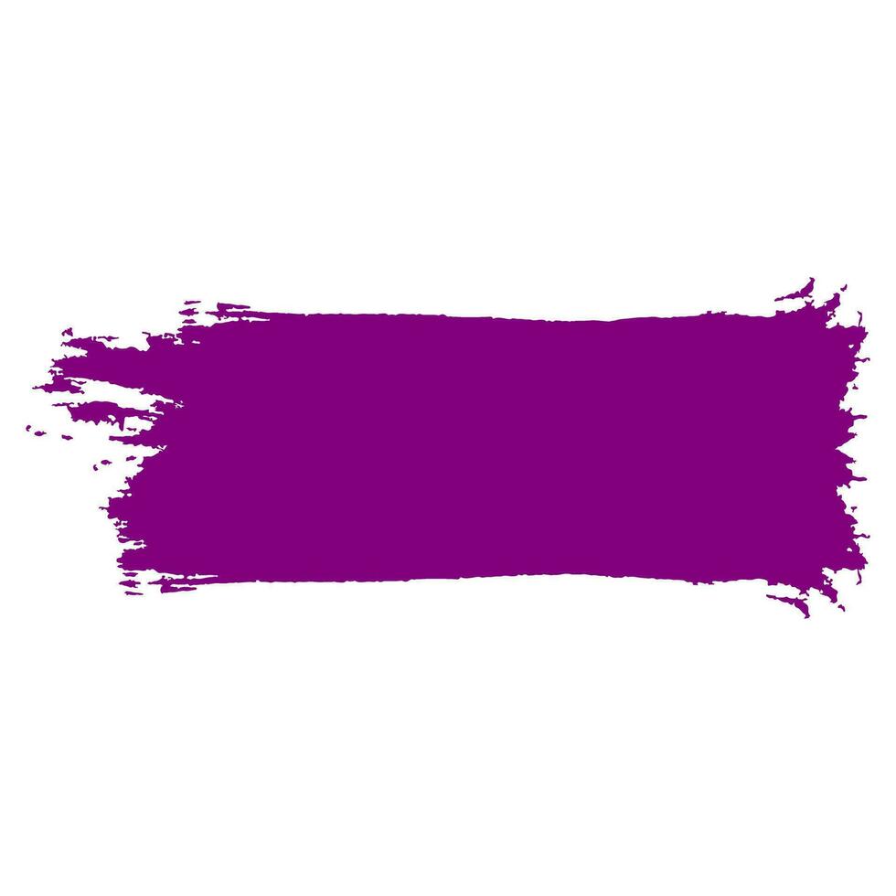 purple ink paint brush stroke vector