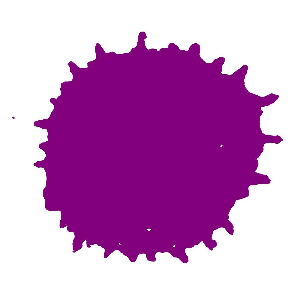 purple ink splash brush drop vector