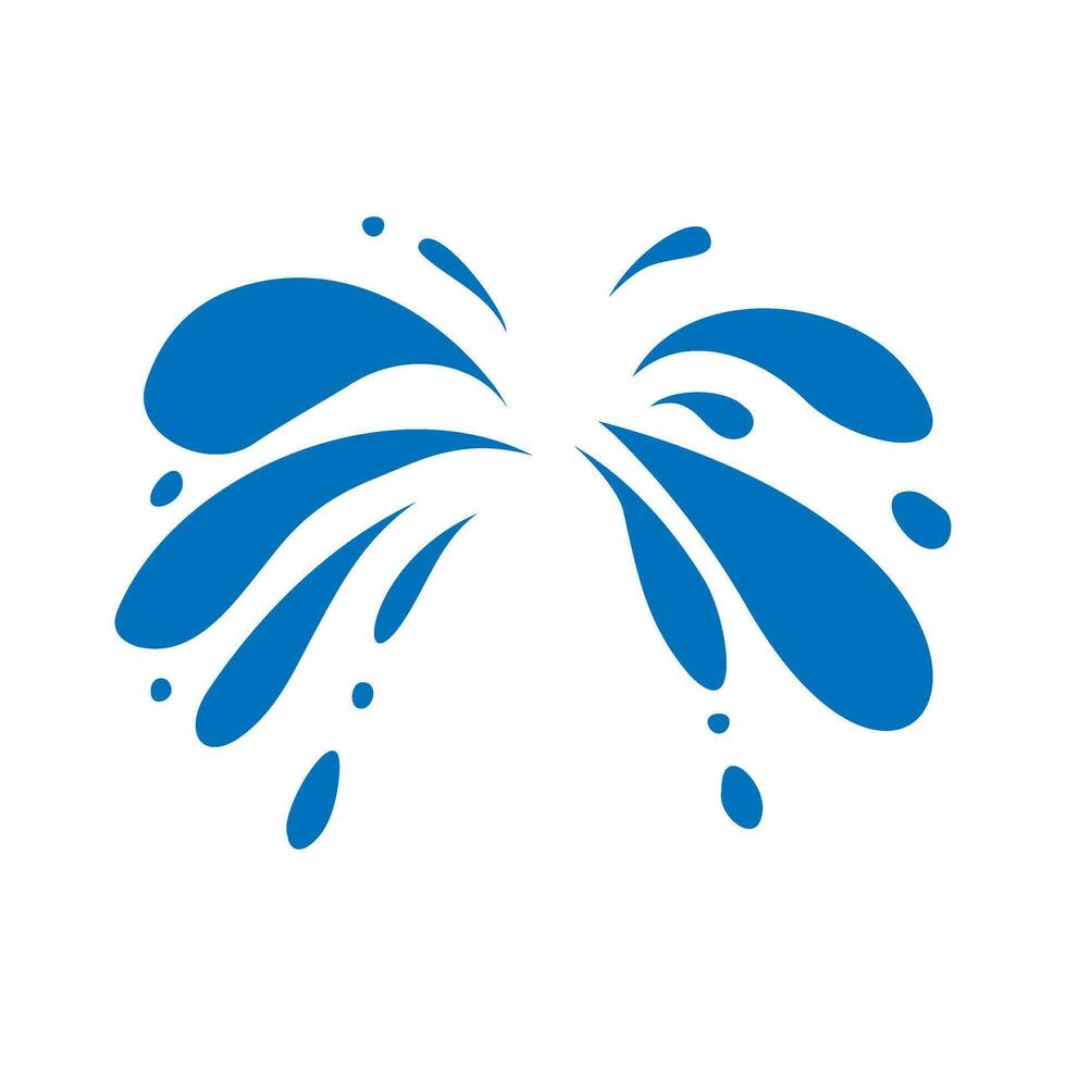 Water drops icon vector. Water illustration sign. Spray symbol. Ocean logo. Sea mark. vector