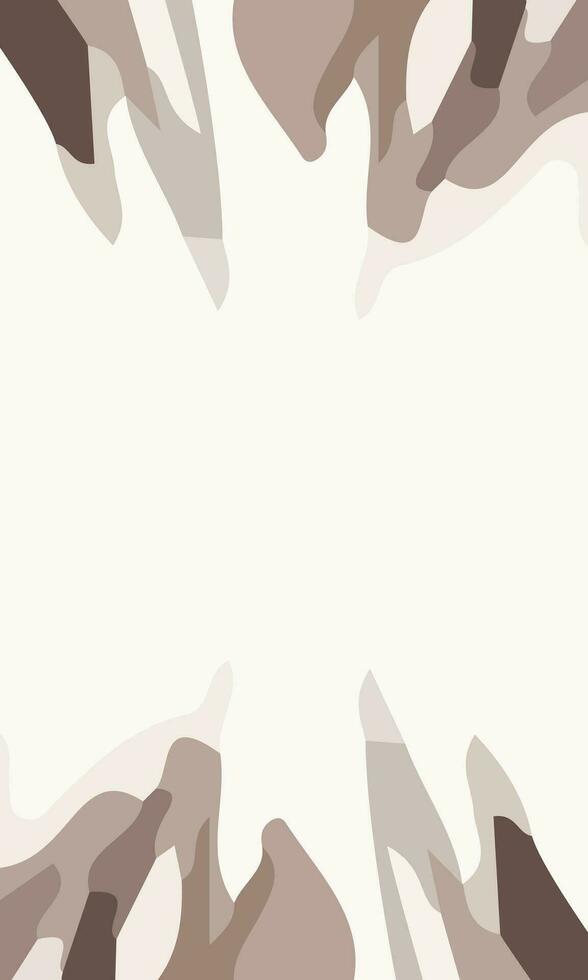 Aesthetic khaki abstract background with copy space area. Suitable for poster and banner vector