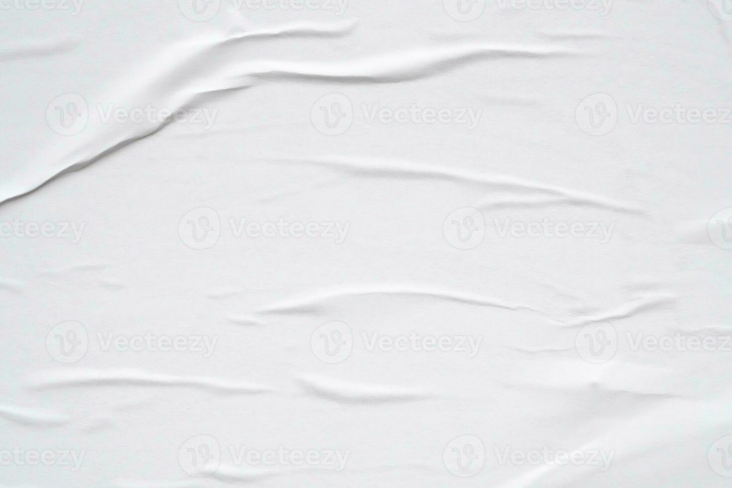 blanco blanco estropeado y arrugado papel póster textura antecedentes foto