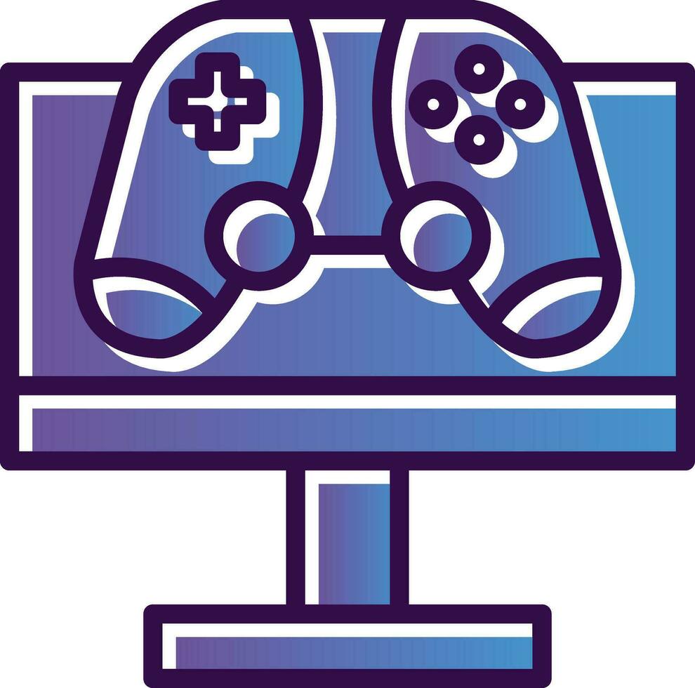 Monitor Screen Vector Icon Design