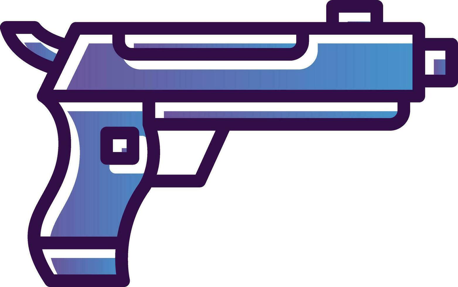 Gun Vector Icon Design