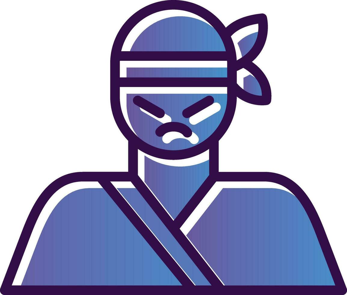 Ninja Vector Icon Design