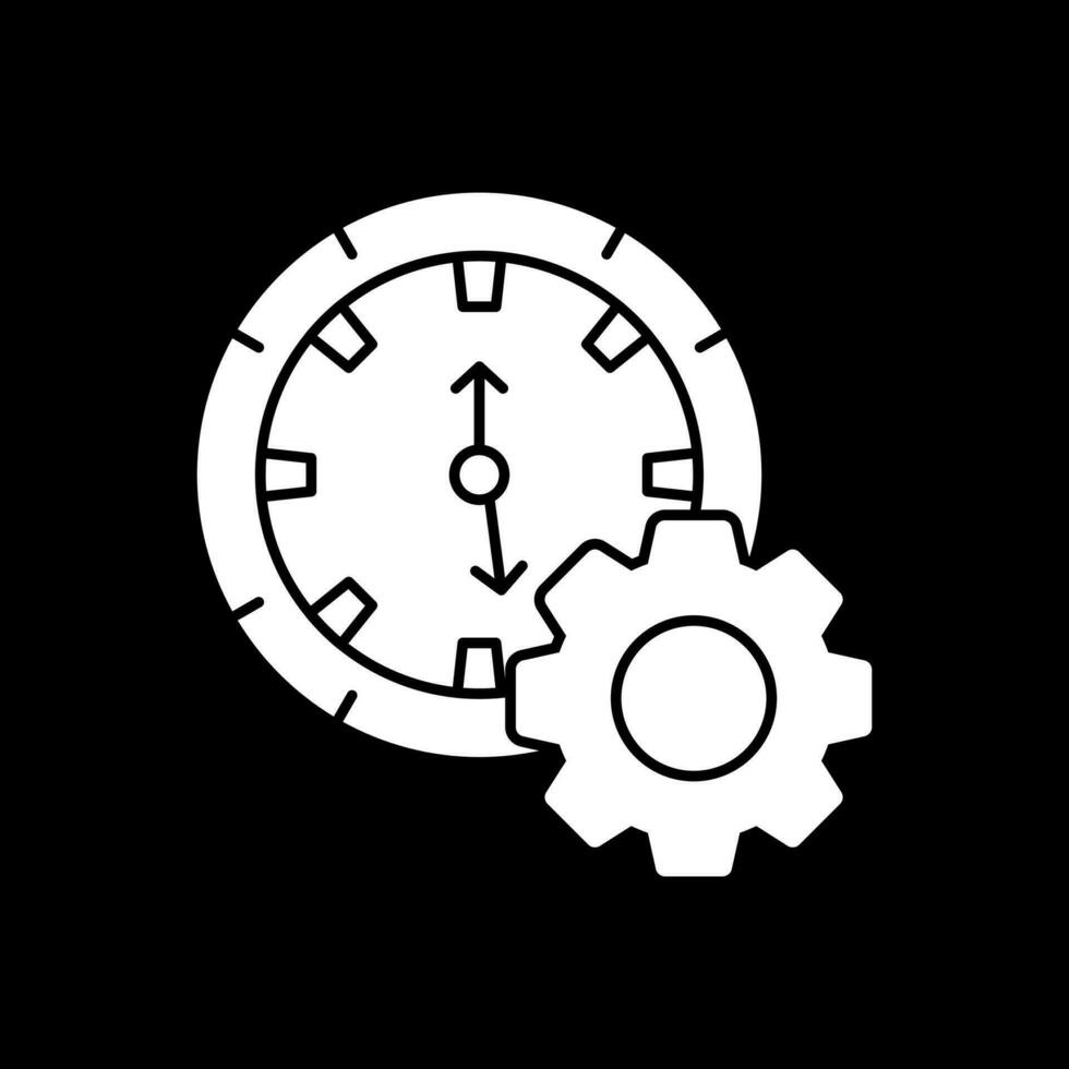 diseño de icono de vector de gestión de tiempo