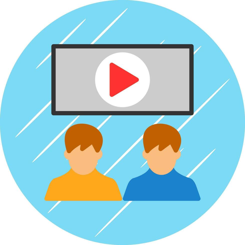 Viewership Vector Icon Design