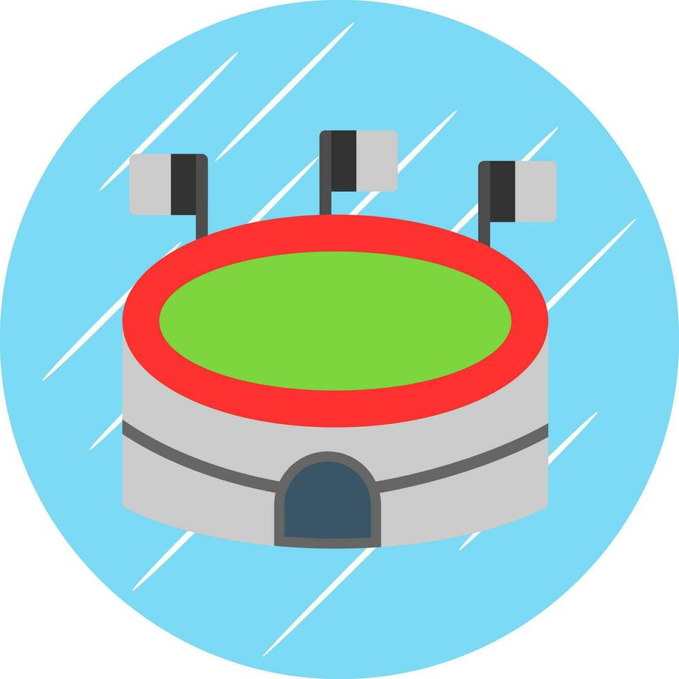 diseño de icono de vector de estadio