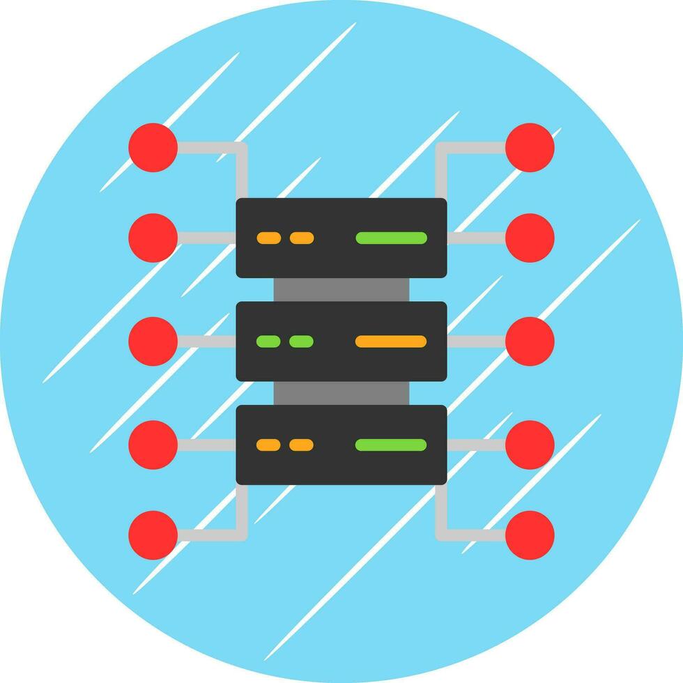 Organizational Structure Vector Icon Design