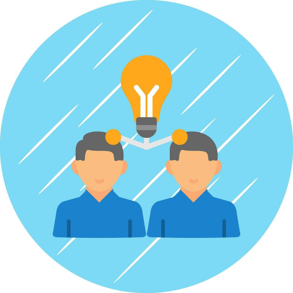 Knowledge Sharing Vector Icon Design