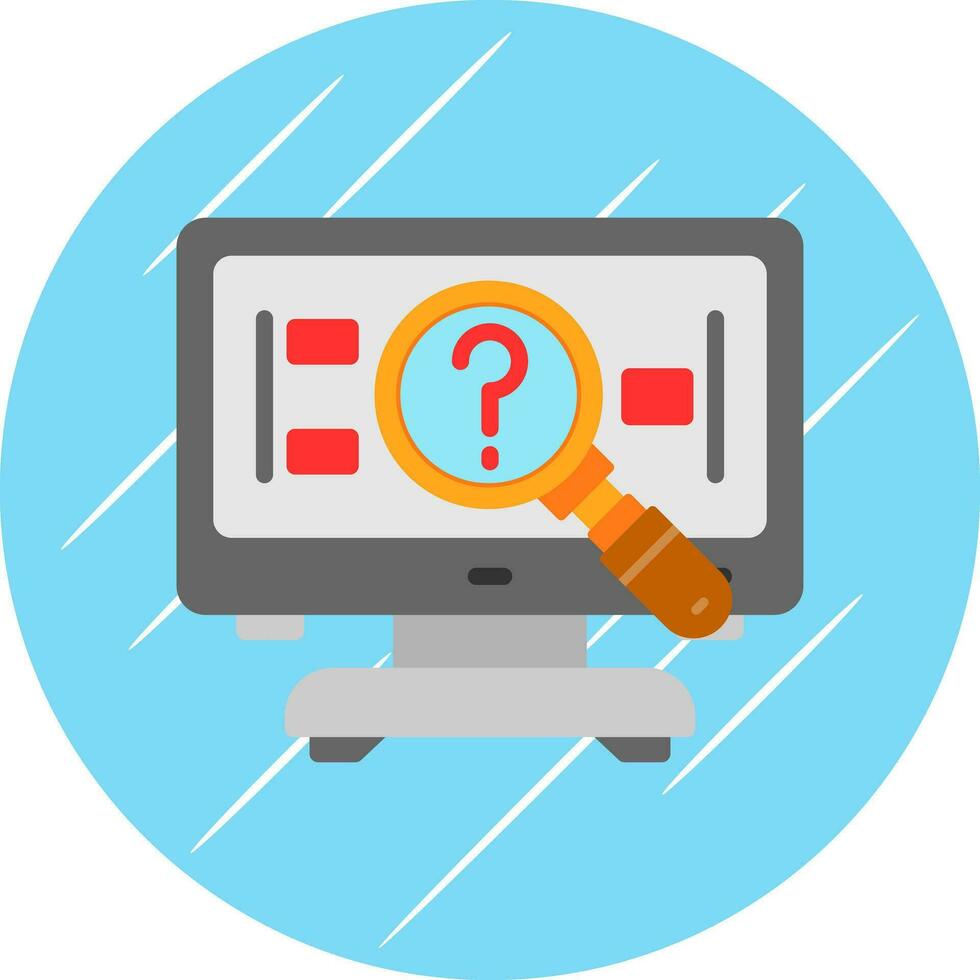 Problem Framing Vector Icon Design